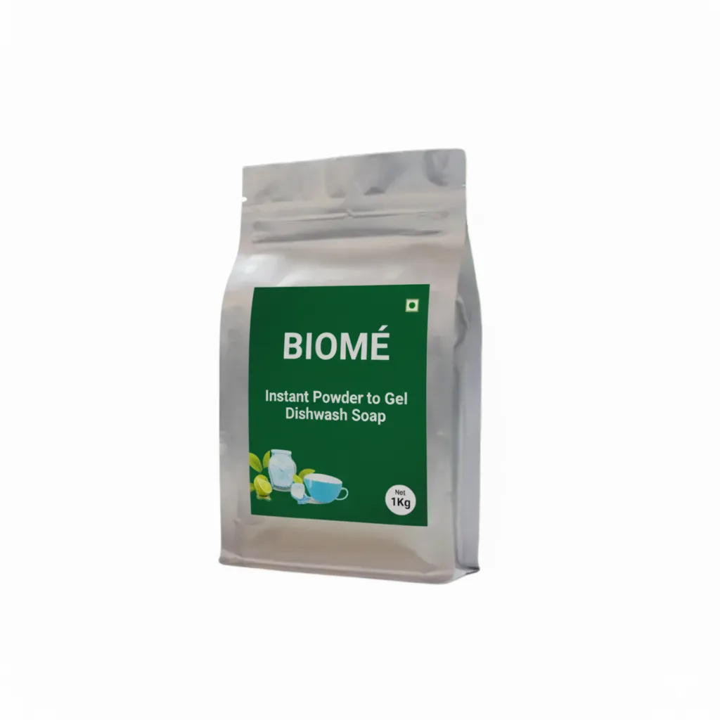 BIOMÉ Instant Powder-to-Gel Dishwash Soap 1Kg - 40 Liter [For Manufacturing]