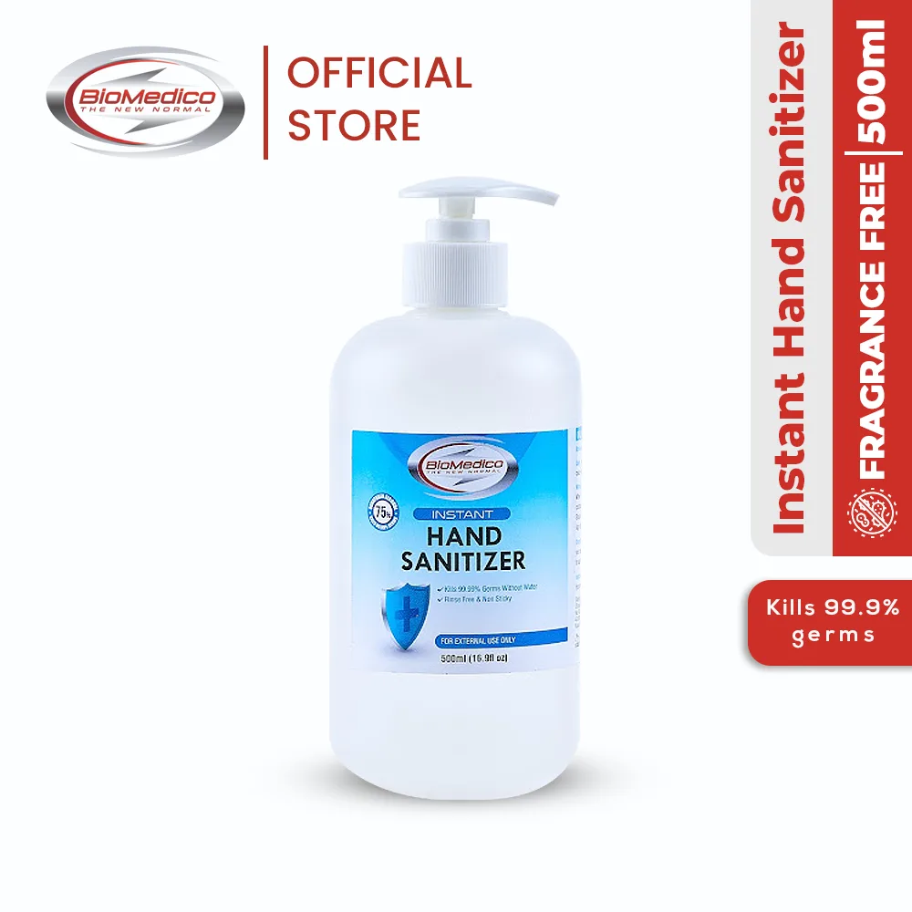 Biomedico Instant Hand Sanitizer Liquid (500ML)