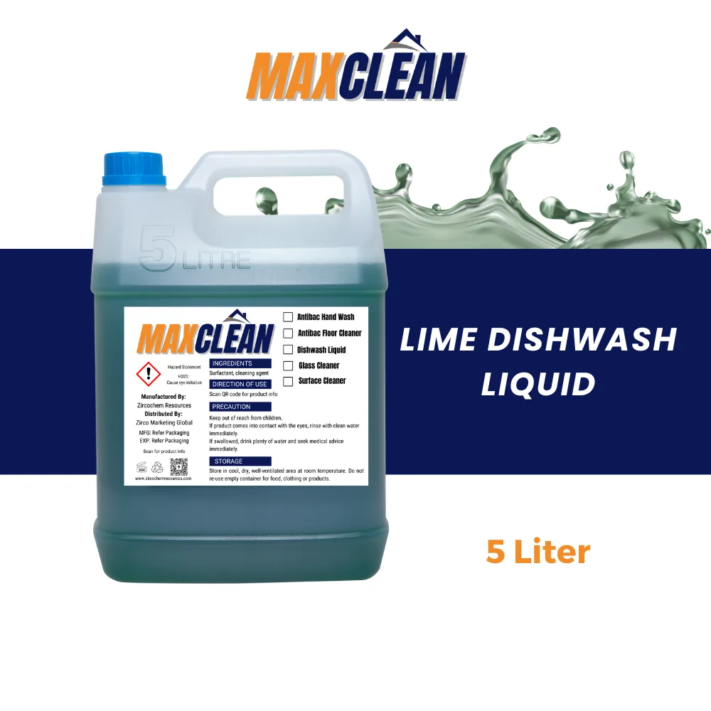 MAXCLEAN Dishwash 5L- Lime