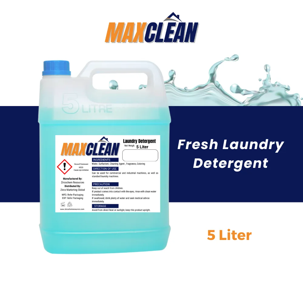 MAXCLEAN Laundry Detergent 5L - Fresh