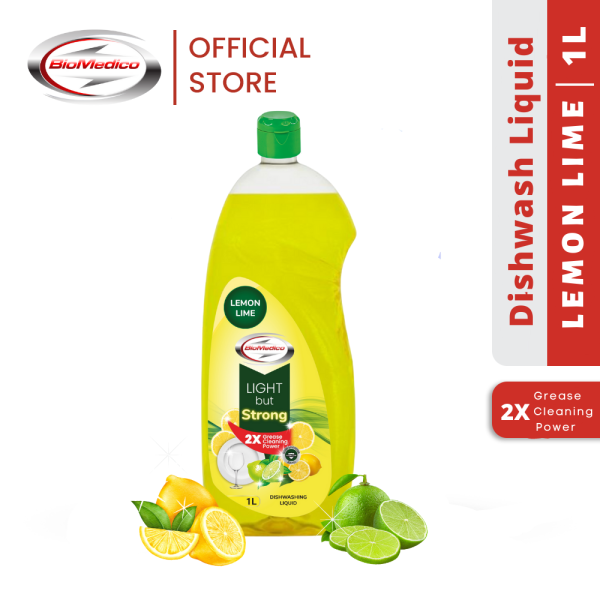 BioMedico Dishwash Liquid 1L – Lemon Lime | Lime & Mineral Salt